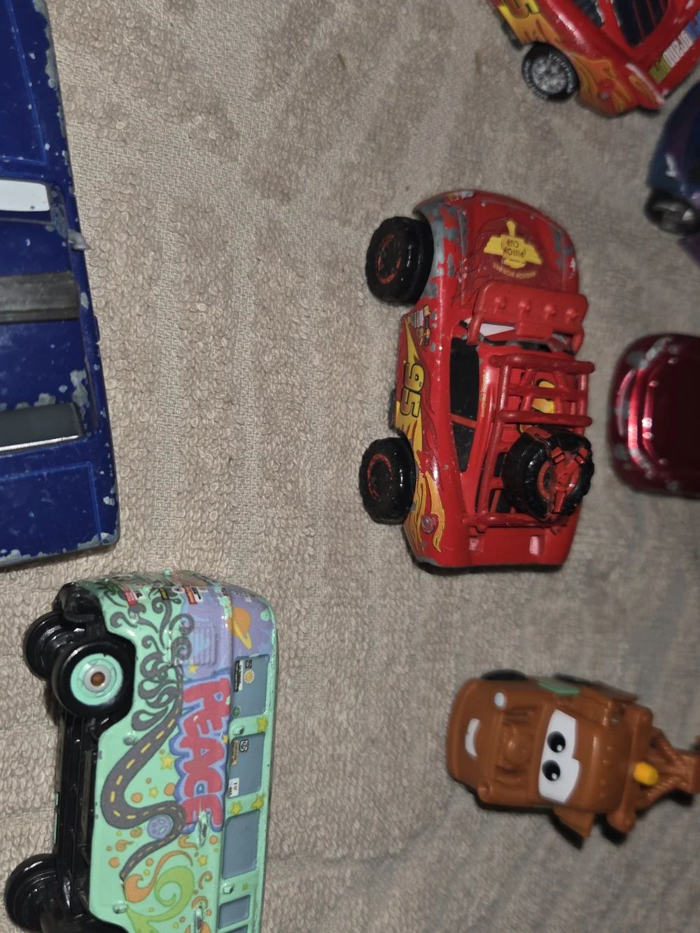 Vintage lot of rare disney Pixar Cars vehicles Including Plane